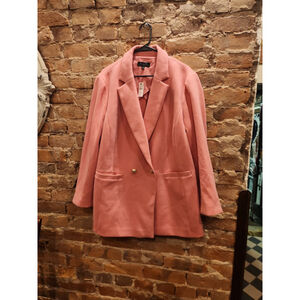 NWT! Talbots Pink Blazer Women's Size 18 W